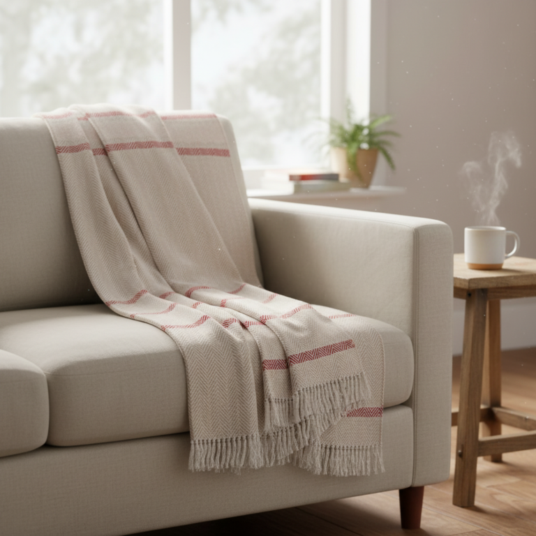 Herringbone Throw