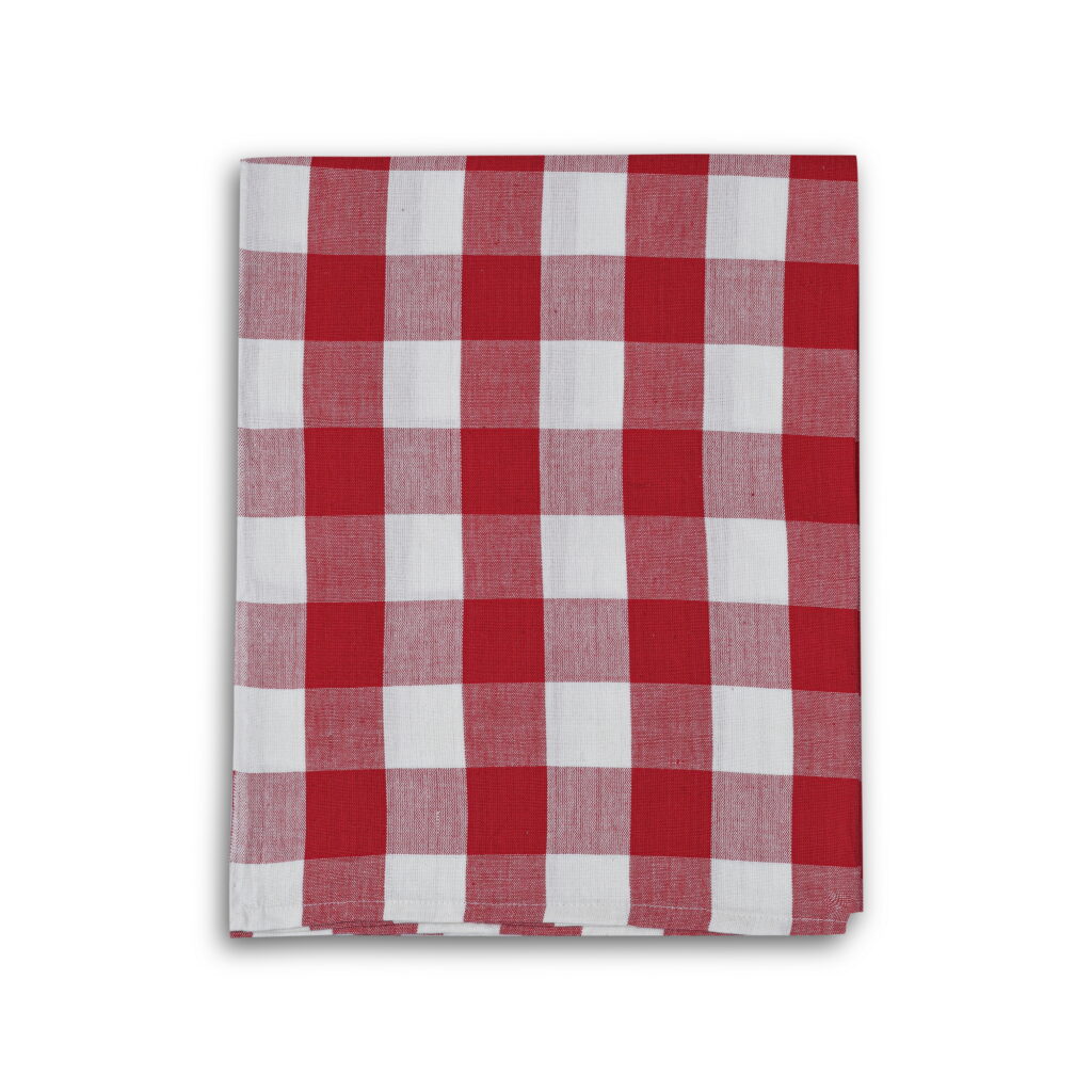 Red Gingham Tablecloth