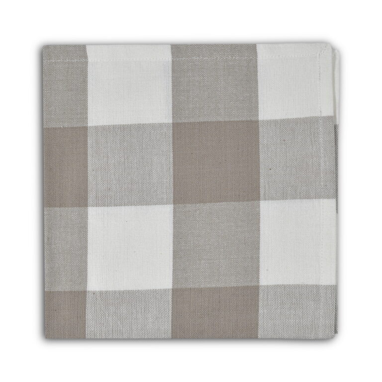 Grey Check Napkin